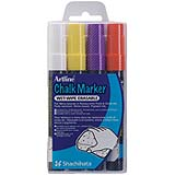 Chalk Marker 2.mm Bullet 4pk Erasable (Secondary) Colors EPW-4