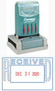 RECEIVED VersaDater 1-5/16" x 2-1/8"