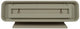 76012 2"x8" Designer Desk Holder Almond