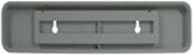 77102 2"x8" Designer Wall Holder Gray