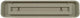 77106 2"x10" Designer Wall Holder Almond