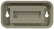 77111 2"x4" Designer Wall Holder Almond
