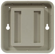 77116 4"x4" Designer Wall Holder Almond
