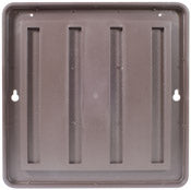 77118 4"x4" Designer Wall Holder Brown