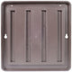 77118 4"x4" Designer Wall Holder Brown