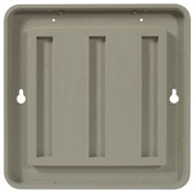 77131 6"x6" Designer Wall Holder Almond
