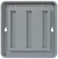 77132 6"x6" Designer Wall Holder Gray