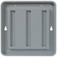 77132 6"x6" Designer Wall Holder Gray
