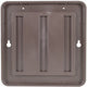 77133 6"x6" Designer Wall Holder Brown