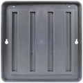 77140 8"x8" Designer Wall Holder Black