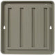 77141 8"x8" Designer Wall Holder Almond