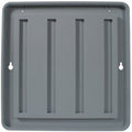 77142 8"x8" Designer Wall Holder Gray