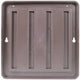 77143 8"x8" Designer Wall Holder Brown
