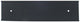 77214 2"x8" Aluminum Wall Holder Black