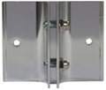 77302 2" Aluminum Corridor Holder Silver