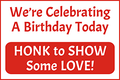 79007 We're Celebrating A Birthday Today 12" x 18"