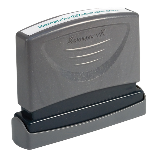 C05 - Xstamper vX Pre-Inked Single Line Stamp 1/8" x 2-3/8"