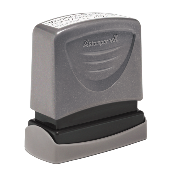 C10 - Xstamper vX Pre-Inked Small Return Stamp 1/2" x 1-5/8"