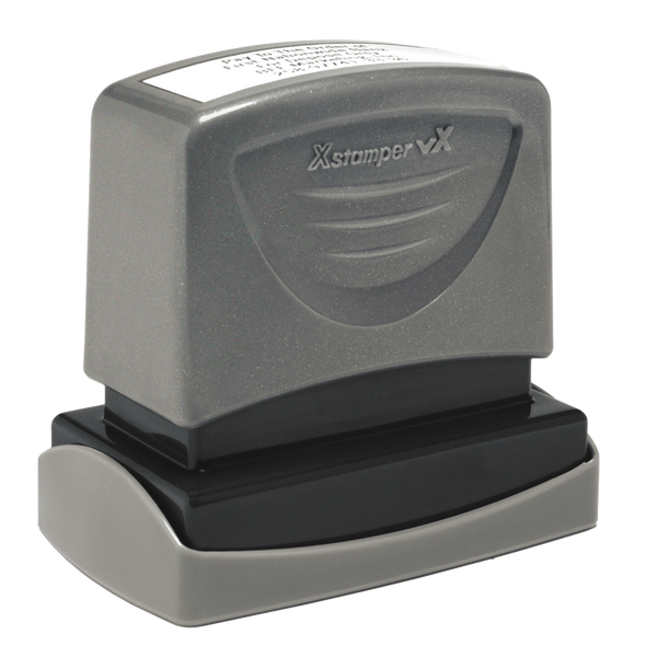 C12 - Xstamper vX Pre-Inked Endorsement Stamp 1" x 2"