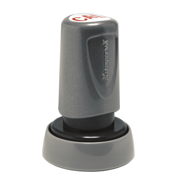 C34 - Xstamper vX Pre-Inked Inspection Stamp 7/8" diameter