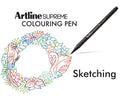 Artline SUPREME Coloring Pen Sets | 0.6mm Fine Tip