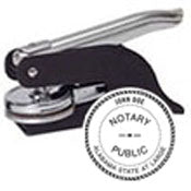E11-Alabama Notary Pocket Embosser 1-1/2" Diameter