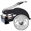 E13-California Notary Desk Embosser 1-1/2" Diameter