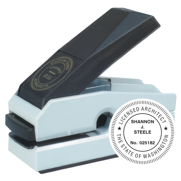 E17-755 - Plastic Desk Embosser 1-1/2" Diameter