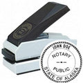 E17-Alaska Notary Plastic Desk Embosser 1-1/2" Diameter