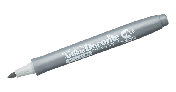 EDF-1 Artline Decorite Marker Silver