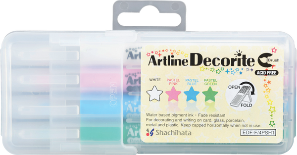 Artline Decorite Marker Sets | Brush Tip