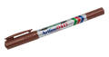 EK-041T Twin-Nib Permanent Marker Brown