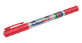 EK-041T Twin-Nib Permanent Marker Red