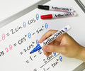 Aluminum Barrel Whiteboard Markers | 2.0mm Bullet Tip | Low Odor
