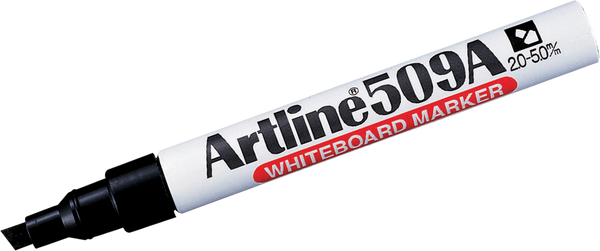 Aluminum Barrel Whiteboard Markers | 2.0-5.0mm Chisel Tip | Low Odor