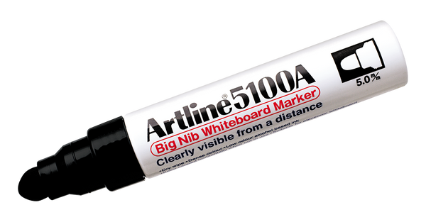 EK-5100A Big Nib Whiteboard Marker Black