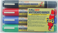 Twin-Nib Whiteboard Marker Set | 2.0mm Bullet/2.0-5.0 Chisel Tips