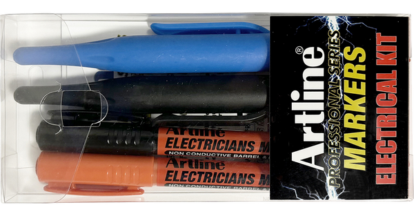 Electricians Markers | Professional Series Kit | 4-Pack