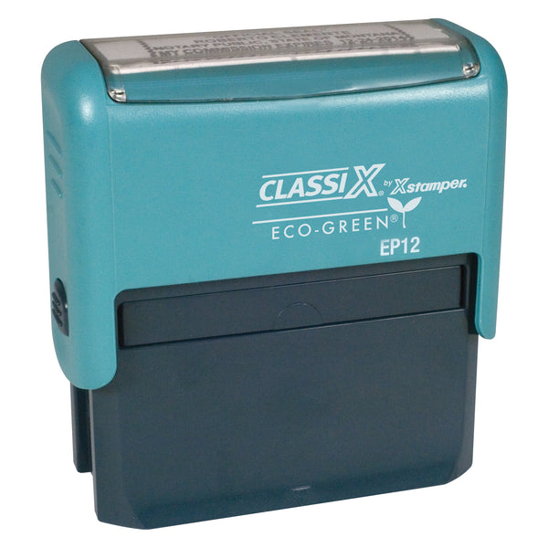 EP12 - ClassiX ECO Self-Inking Message Stamp 5/8" x 2-5/16"