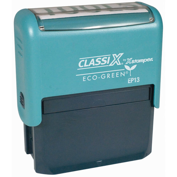 EP13 - ClassiX ECO Self-Inking Message Stamp 1" X 2-1/2"