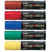 20mm Chisel Poster Markers Sold Individually