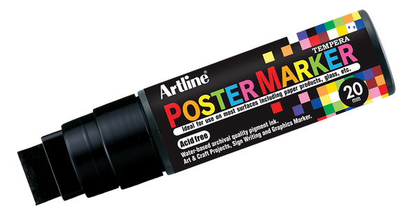 EPP-20 Poster Marker Black