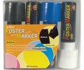 Poster Markers | 30.0mm Flat Tip