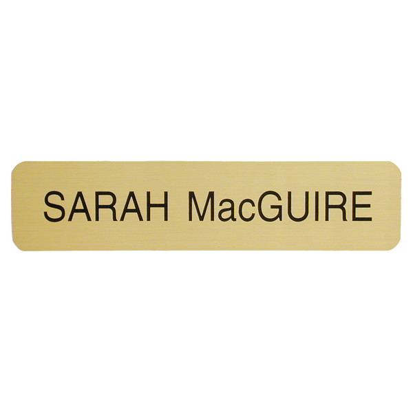 G02 - Designer "Name Plate Only" 2" x 10"