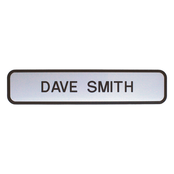 GN30 - Designer Wall & Door Sign - (BLACK) Frame 2" x 8"