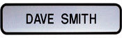 GN30 - Designer Wall & Door Sign - (BLACK) Frame 2" x 8"