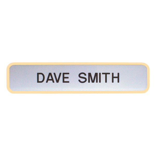 GN31 - Designer Wall & Door Sign - (ALMOND) Frame 2" x 8"