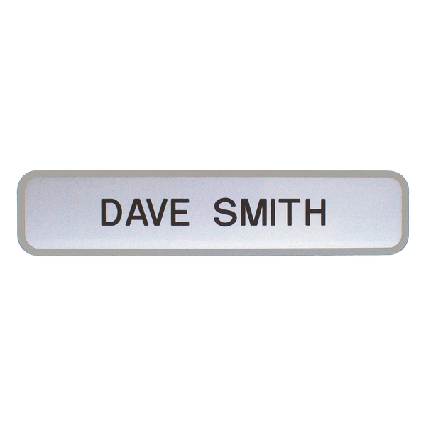 GN32 - Designer Wall & Door Sign - (GRAY) Frame 2" x 8"