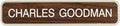 G36 - Designer Wall & Door Sign - (ALMOND) Frame 2" x 10"
