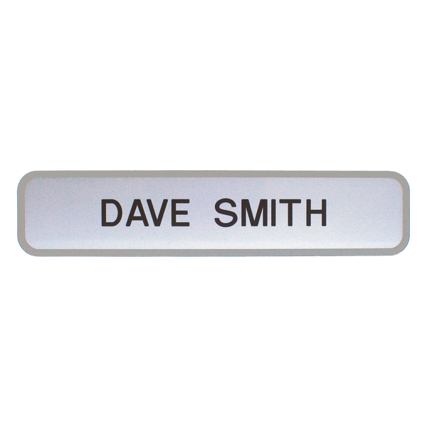 GN37 - Designer Wall & Door Sign - (GRAY) Frame 2" x 10"